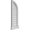 Ekena Millwork Quarter Round Top Right Surface Mount PVC Gable Vent w/ 2"W x 2"P Brickmould Sill Frame, 12"W x 36"H GVPQR12X3603SN - alternate 3